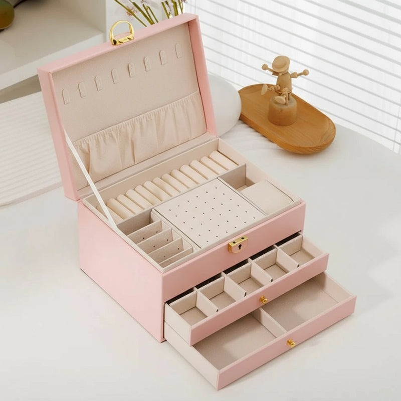 Boîte à bijoux Atelier Noya – Élégance, raffinement et praticité, 3 couches